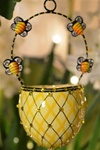 Spring Basket/Yellow Bees