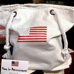 American Flag Tote Bag/Large