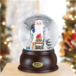 Fanciful Santa Snow Globe