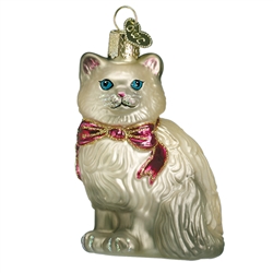 Grey Himalayan Kitty Ornament