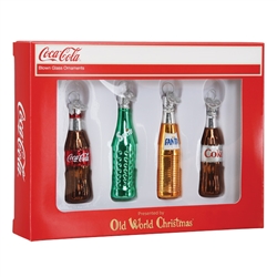 Coca-cola Mini Beverage Set Ornament