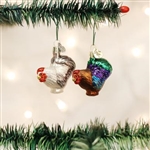 Assorted Miniature Roosters Ornament