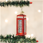 English Phonebooth Ornament