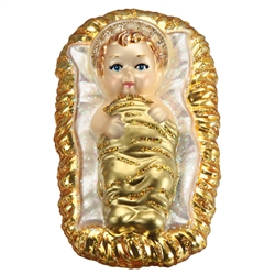 Baby Jesus In Manger Ornament