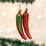 Assorted Chili Peppers Ornament