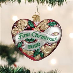 2020 First Christmas Heart