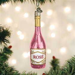 Rose Wine Ornament