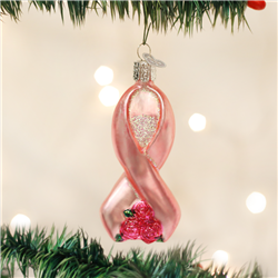 Pink Ribbon with Roses