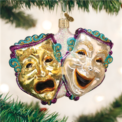 Comedy And Tragedy Ornament