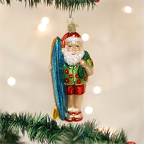 Surfer Santa