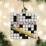 Crossword Puzzle Ornament