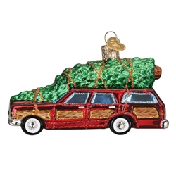 Station Wagon With Tree Ornament