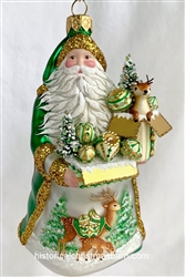 Santa for Sabrina - Green & gold