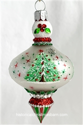 Miniature Tamerlane - Christmas tree spangled w/ stars