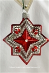 Petite Star - Red & silver