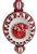 Versailles Reflector/Red & White