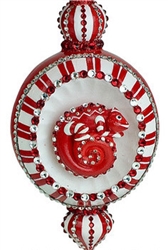 Versailles Reflector/Red & White